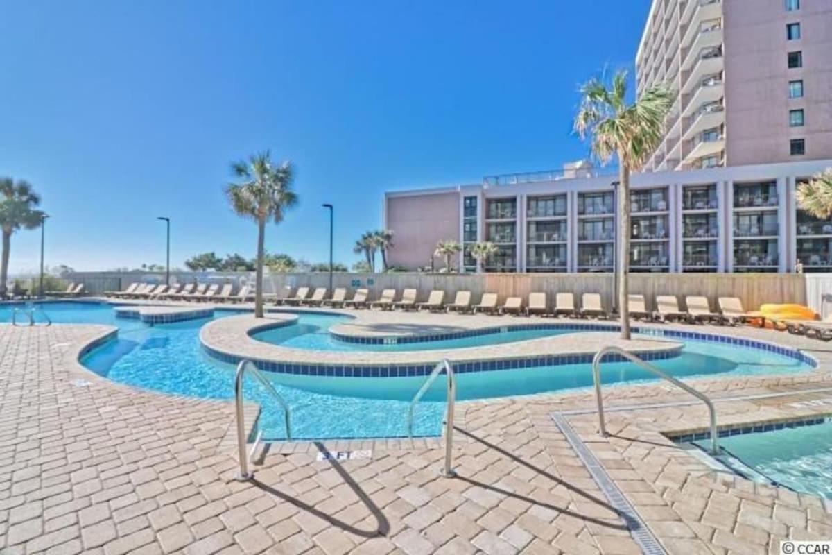 *Oceanfront Sun & Fun*Queen Beds*Pools*Hot Tubs*More*B118 شاطئ ميرتل المظهر الخارجي الصورة